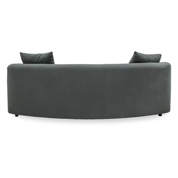 Sofa C/ottoman Tela Gris Oxford Elos | Sofá | salas